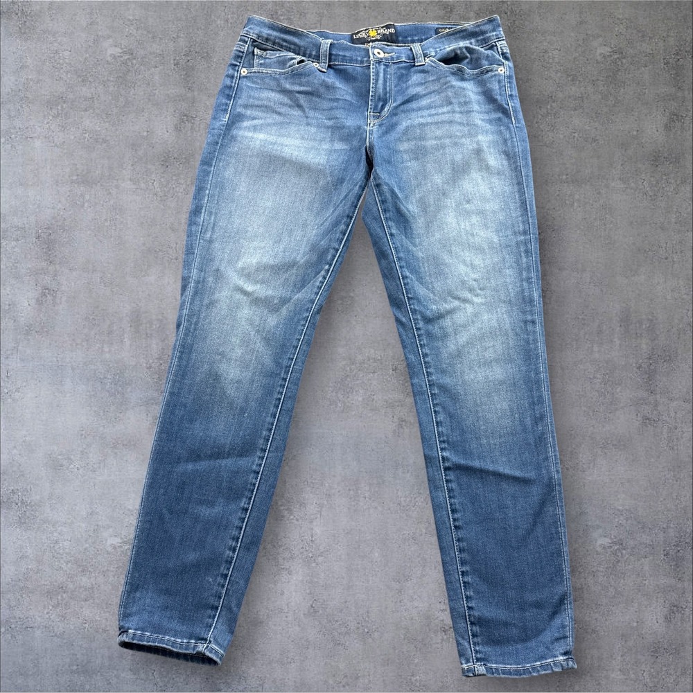 Lucky Brand Charlie Legging Jeans Womens 12/31 Blue Medium Wash Stretch Skinny